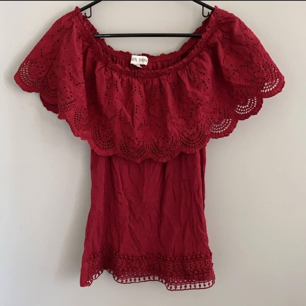 off the shoulder blouse